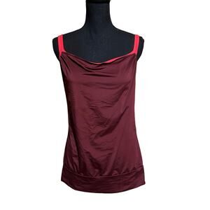 Lucy Strappy Two Tone Activewear Tank Top Women's M Medium